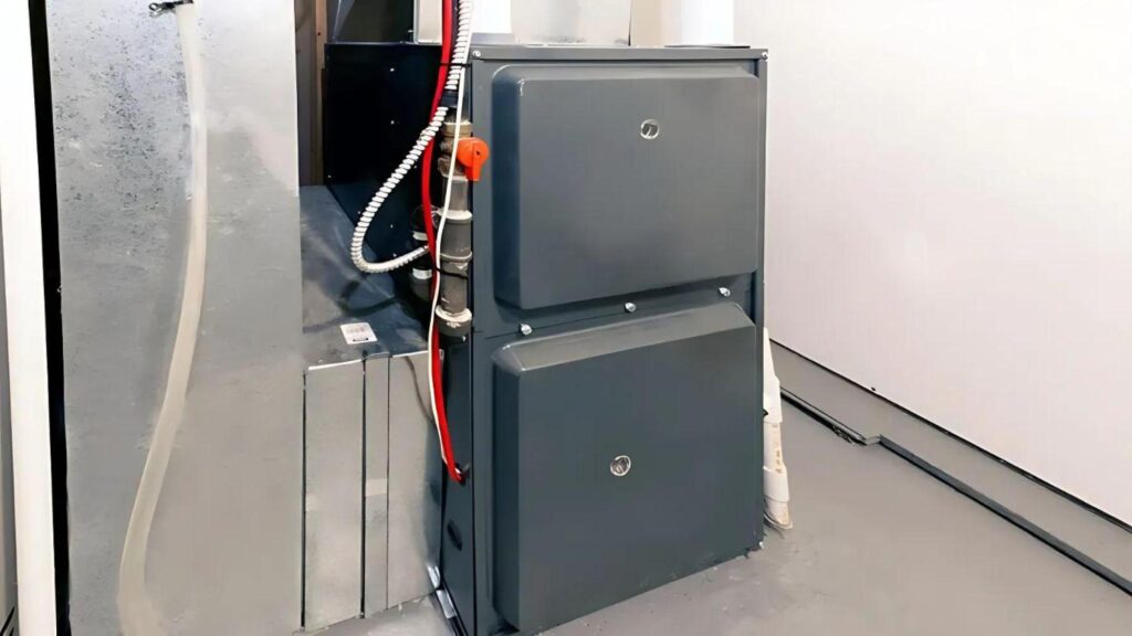 Furnace inside a home