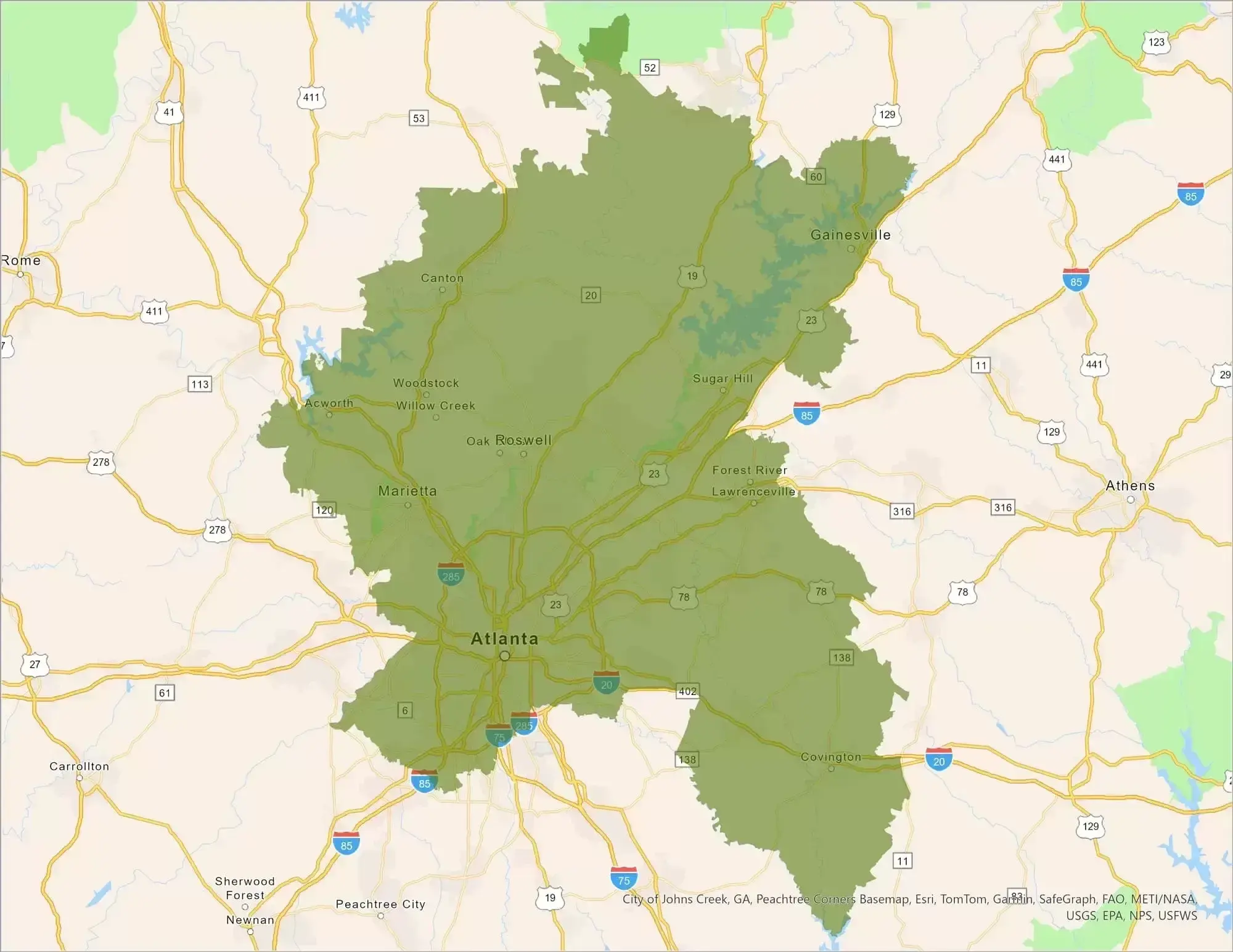 City Of John Greek, GA 