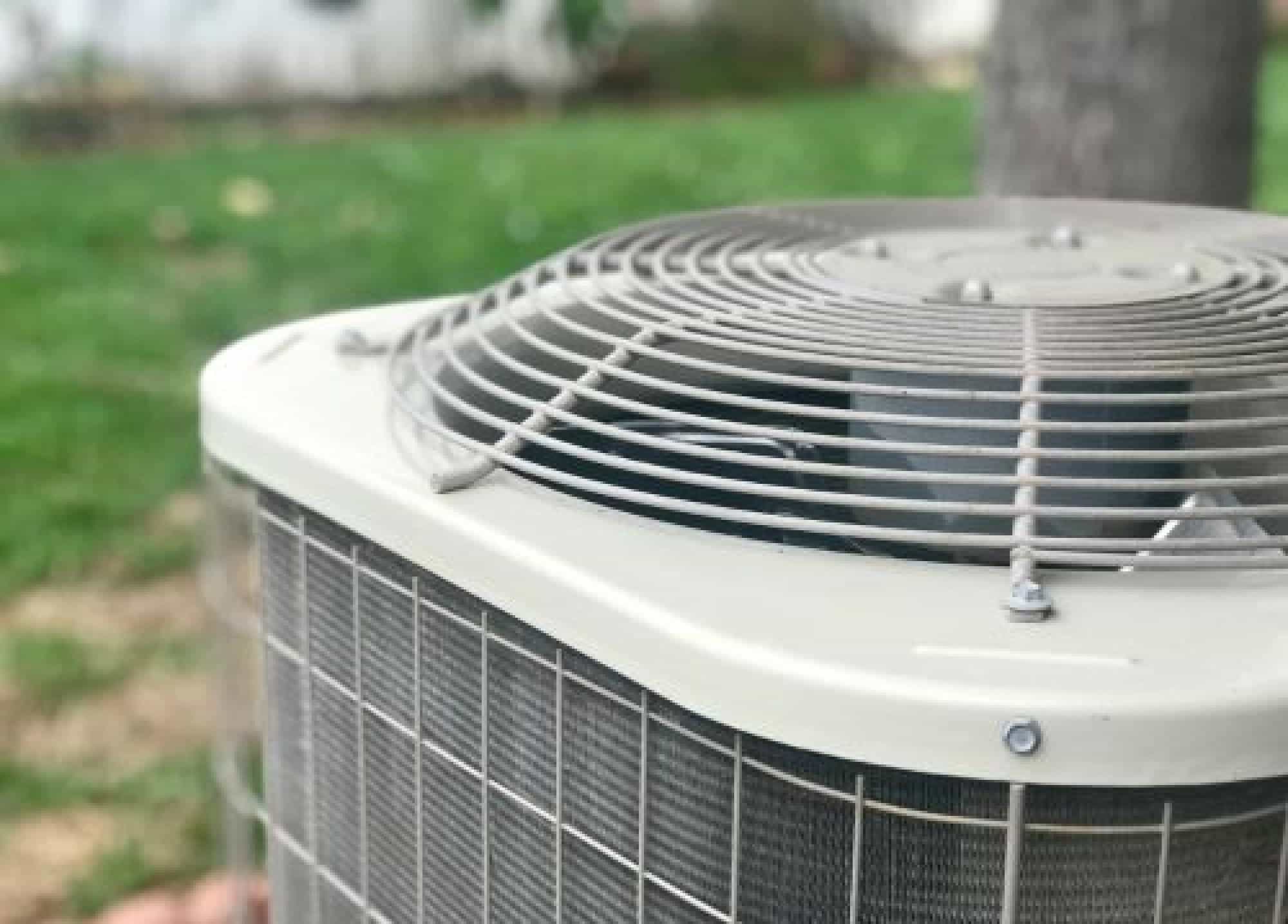 Close-up Of An Outdoor HVAC Unit In Duluth, GA