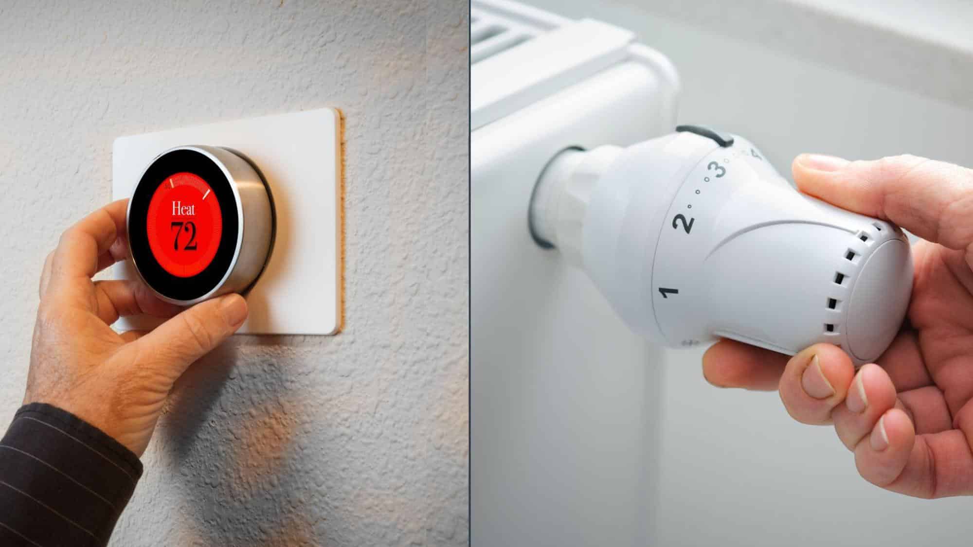 Comparing mechanical and digital thermostats