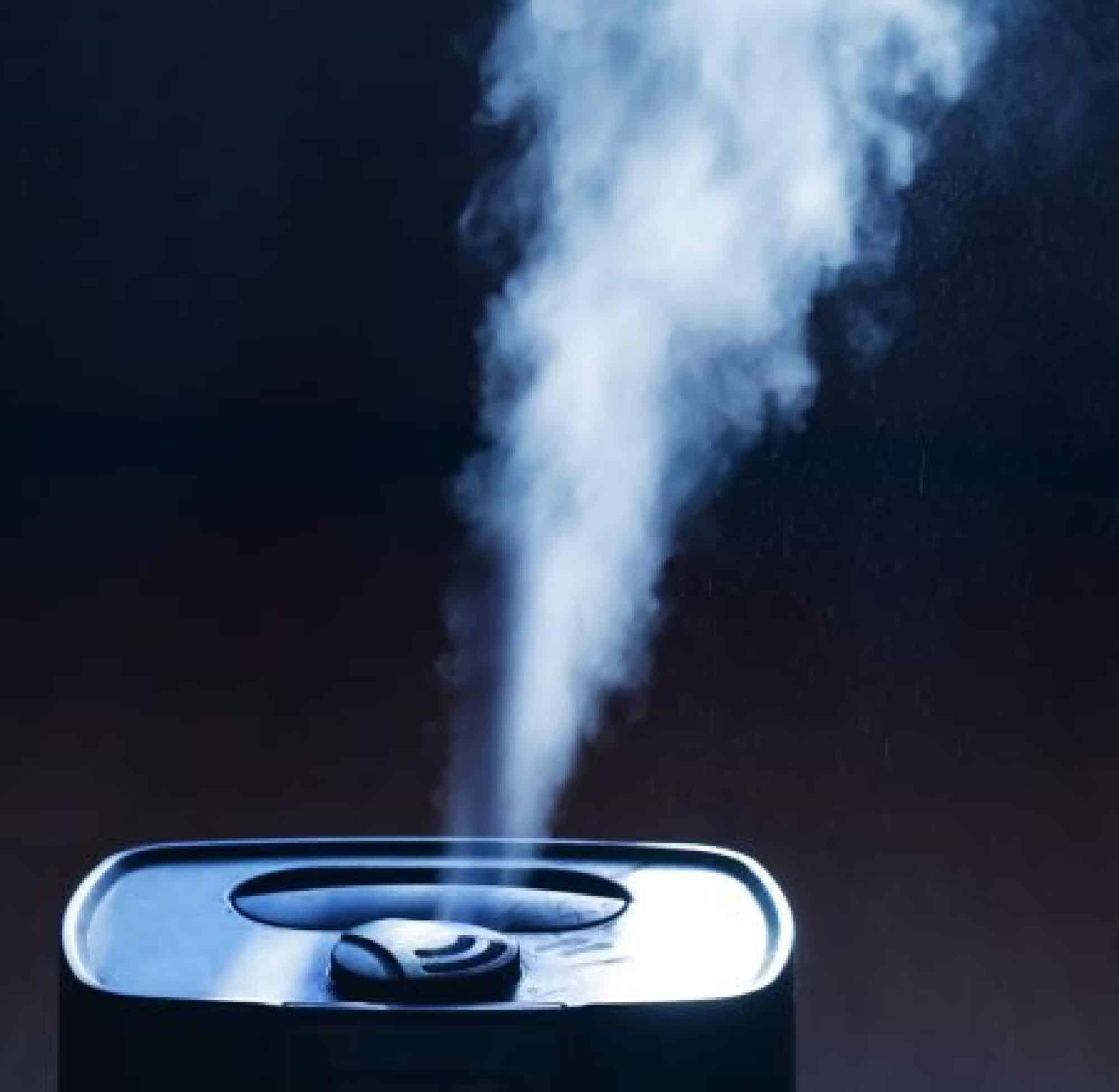 Humidifier Releasing Mist Into The Air